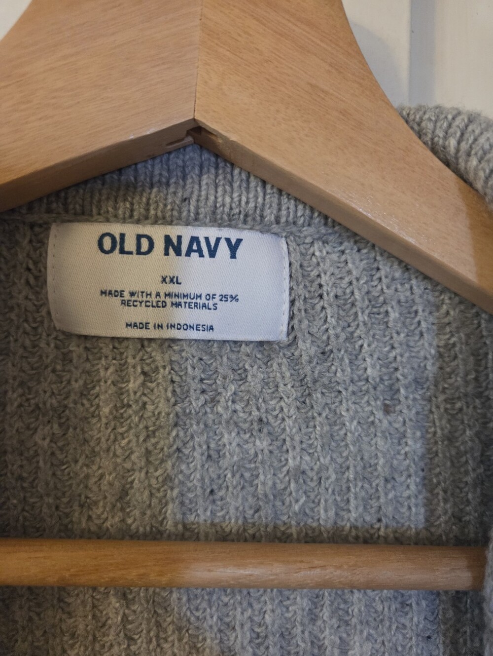 Grey Collared Cardigan - Picture 3 of 4